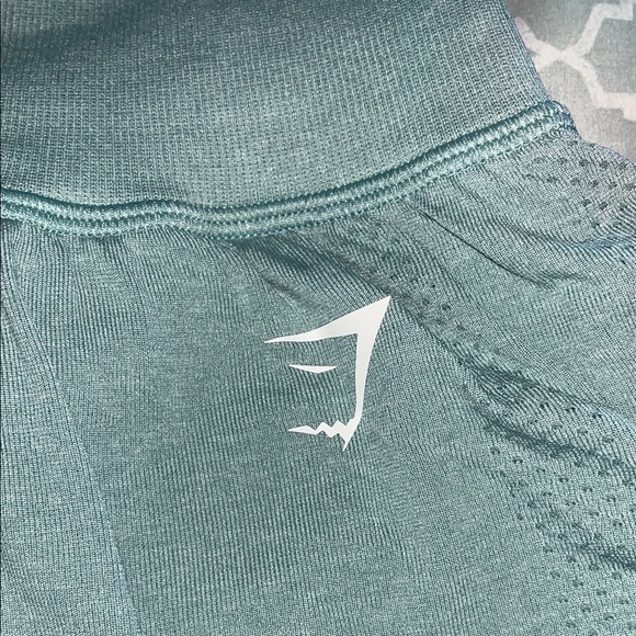 Gymshark Vital Seamless 2.0 2-in-1 Shorts Teal High Waisted Womens Small - Picture 2 of 6